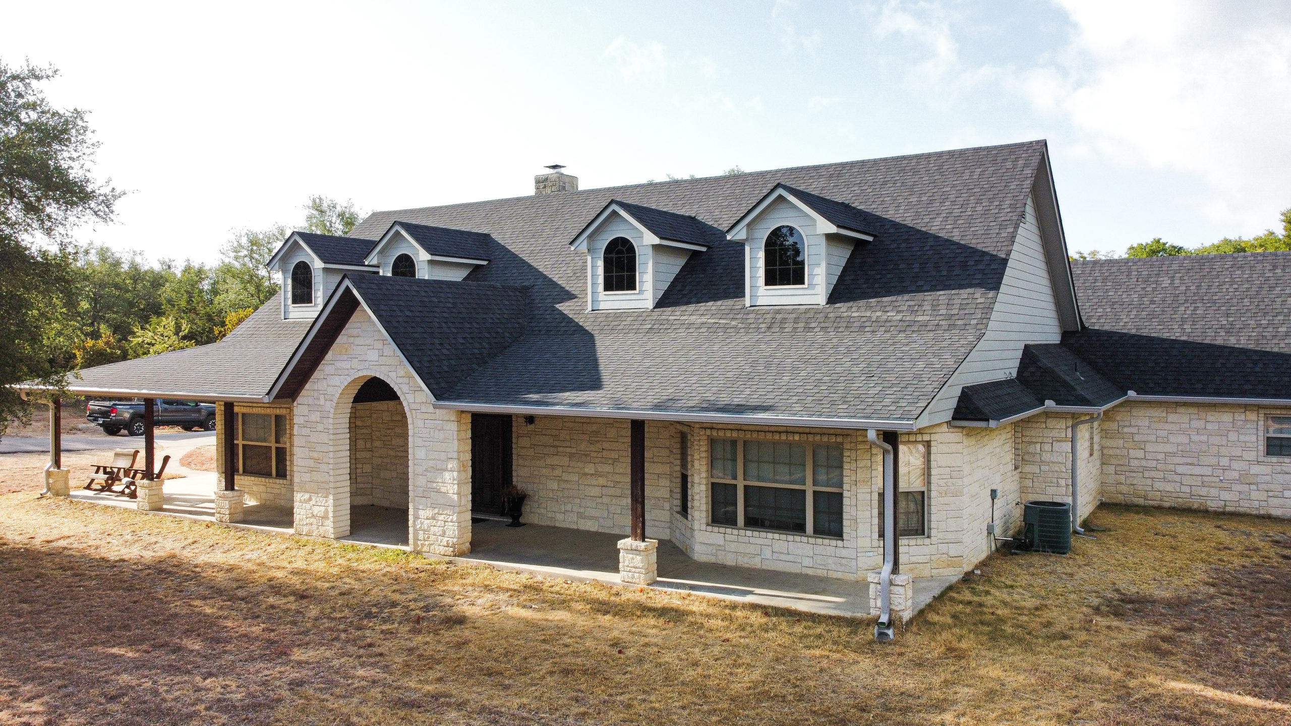 TAMKO Heritage in Rustic Black roof replaced by Whitish Roofing in Troy Central Texas roofer.